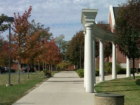 Colonnade of the Serrick Center, Defiance College Campus