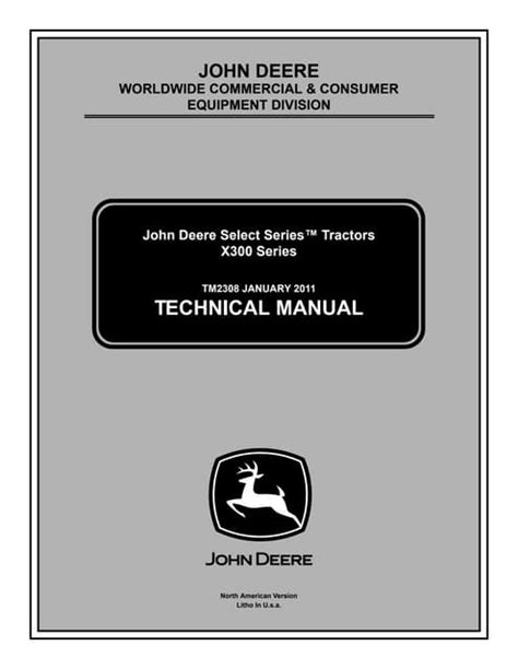 John Deere X300 Manual | PDF