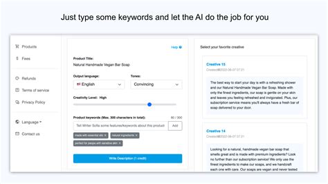 Writer Sofia - Write better and engaging product description using AI ...