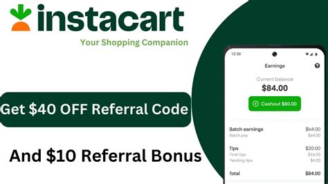 Instacart Referral Code (JOY6CB078): Earn $40 OFF Bonus And $10 ...