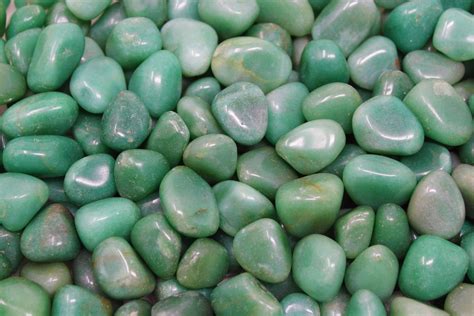 Green Aventurine Tumbled Stones: Choose 4 oz, 8 oz or 1 lb Bulk Lots ('A' Grade, Tumbled Green ...