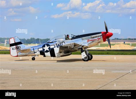 P-51D Mustang "Glamorous Gal", at the Andrews Air Force Base Air Show Stock Photo - Alamy