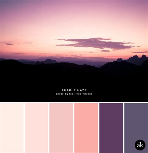 a mountain-sunset-inspired color palette — Creative brands for creative people // Akula Kreative