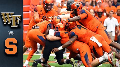 Wake Forest vs Syracuse | 2015 ACC Football Highlights - YouTube