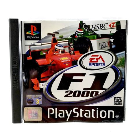 Playstation one F1 2000 sony Ps1 Video Game Racing pal complete manual ...