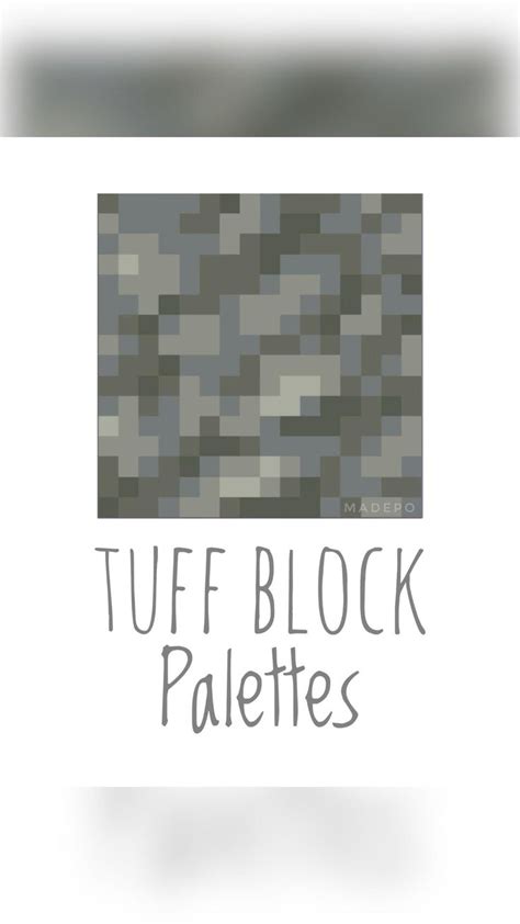 Minecraft Tuff Block Palettes! Comment requests and follow for more ...