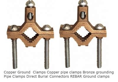 copper-grounding-clamps-bronze-copper-ground-pipe-clamps-direct-burial ...