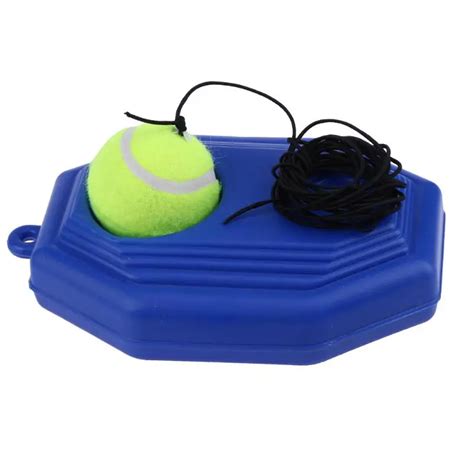 Hot Heavy Duty Tennis Training Tool+ Exercise Tennis Ball Self study Rebound Ball with Tennis ...