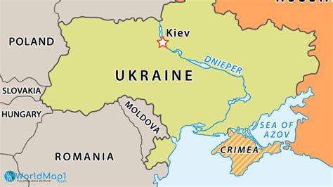 Kiev Map - Ukraine