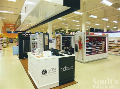 Cosmetics at Tesco Extra, Gateshead (17 May 2013). Photograph by Graham ...