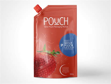 Free Spout Pouch Packaging Mockup | Oceanmockups