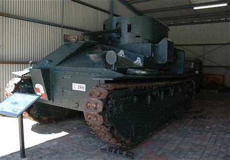 Surviving British Vickers Medium MkII tank in Australia