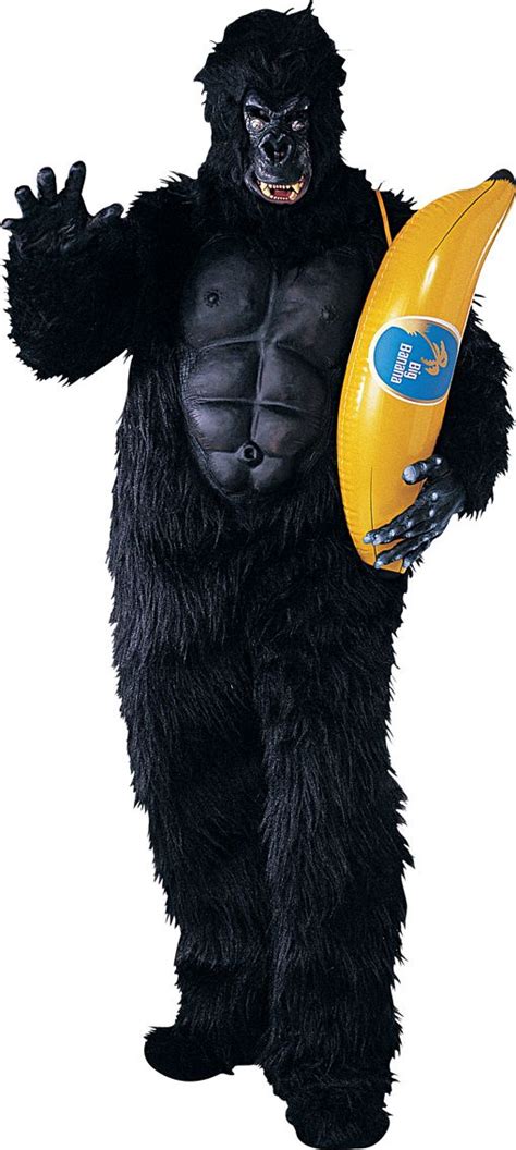 DELUXE GORILLA SUIT Hire Quality Fancy Dress Costume | eBay | Gorilla costumes, Gorilla ...