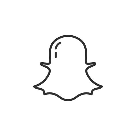 Ghost, snapchat, snapchat logo, social media icon