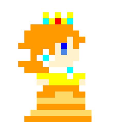 Princess daisy pixel art