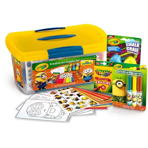 Crayola Minions Creative Art Supply Set - Walmart.com