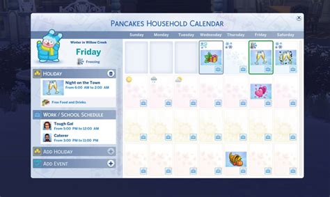 The Sims 4 Seasons: Calendar Reveal