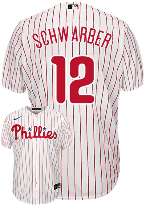 Kyle Schwarber Youth Jersey - Philadelphia Phillies Replica Kids Home ...