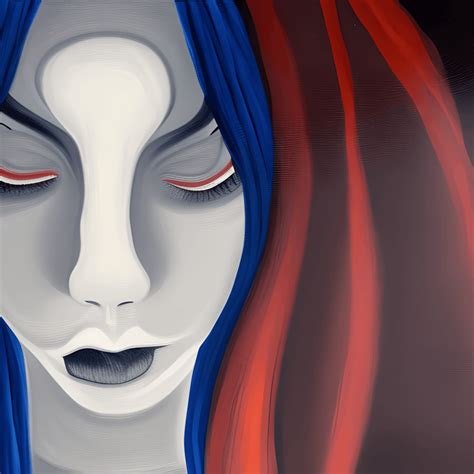 Ghost Woman Painting · Creative Fabrica