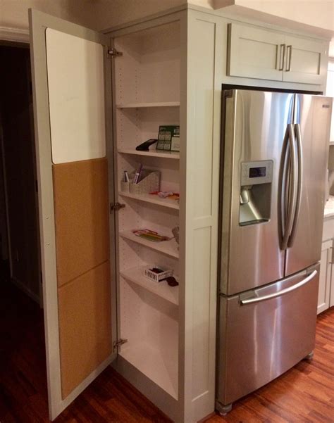 Kitchen Cabinets Refrigerator Surround 2020 | Refrigerator cabinet ...