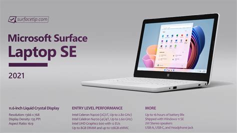 Surface Laptop SE Specs - SurfaceTip