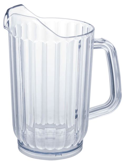 Winco WPS-32 Clear Plastic 32 oz. Water Pitcher - LionsDeal