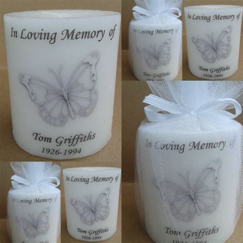 Personalized memorial gifts In Loving Memory by SassyCandleFavors