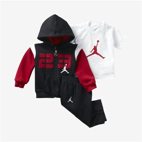 Jordan Jumpshot Three-Piece Newborn Boys' Set | Baby clothes, Baby ...