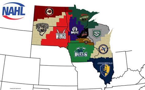 NAHL Team Map : r/hockey