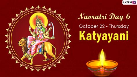 Festivals & Events News | Navratri 2020 Day 6 Colour & Goddess: Worship Devi Katyayani, the 6th ...