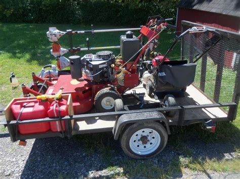 Efficiency mowing setup - small truck / trailer with PICS!!! | Reboques ...