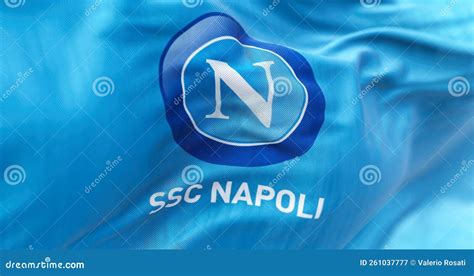 The Flag of SSC Napoli Waving in the Windssc Napoli, Football, Club ...