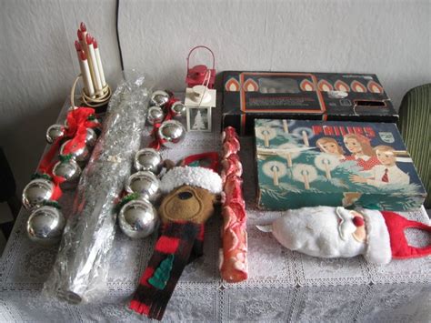 Lot old Christmas decorations and lighting - Catawiki