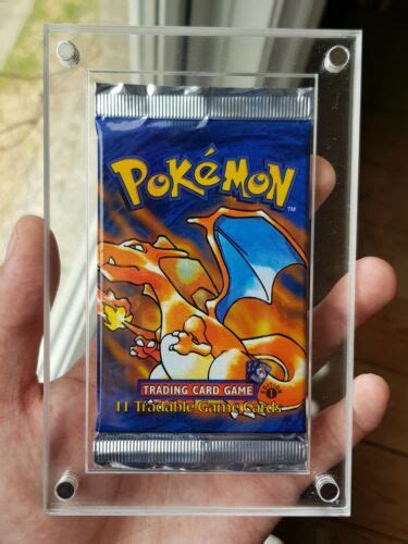 SEALED 1ST EDITION SHADOWLESS BASE SET BOOSTER PACK - CHARIZARD ART POKEMON | eBay