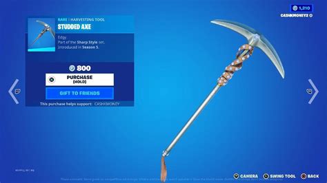 BUYING THE STUDDED AXE | HARVESTING TOOL - YouTube