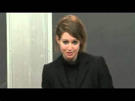 Elizabeth Holmes-Progressing as a Teenage Entrepreneur - YouTube