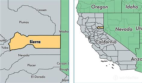 Sierra County, California / Map of Sierra County, CA / Where is Sierra ...