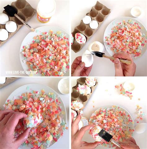 DIY Confetti Easter Eggs by Love The Day