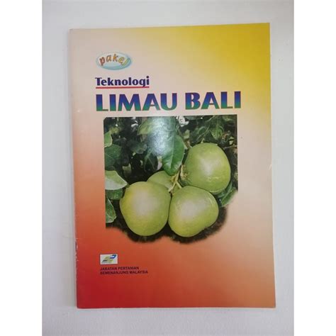 Teknologi Limau Bali (jabatan pertanian malaysia) | Shopee Malaysia