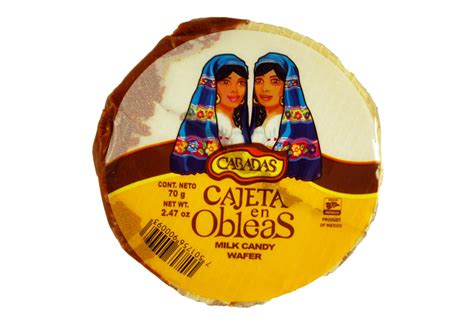 Cabadas Cajeta En Oblea Grande 10-piece pack - My Mexican Candy