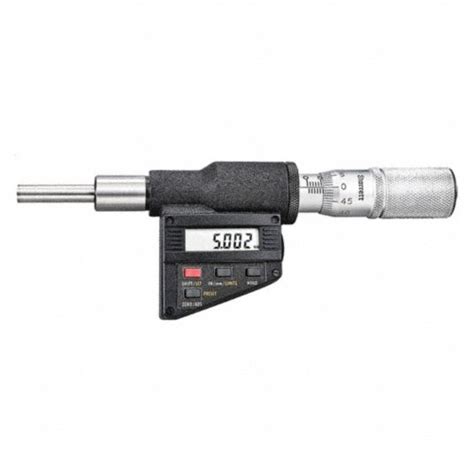 STARRETT Digital Micrometer Head, Range 0 in to 1 in, 0 mm to 25 mm ...