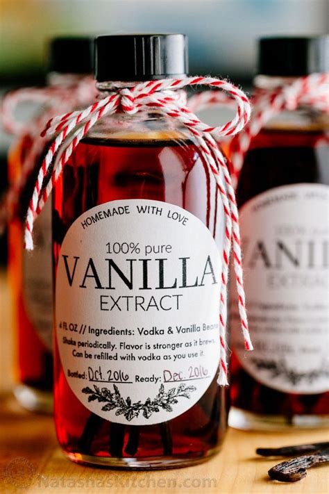 Vanilla Extract Recipe - How to Make Vanilla Extract - NatashasKitchen | Homemade vanilla ...