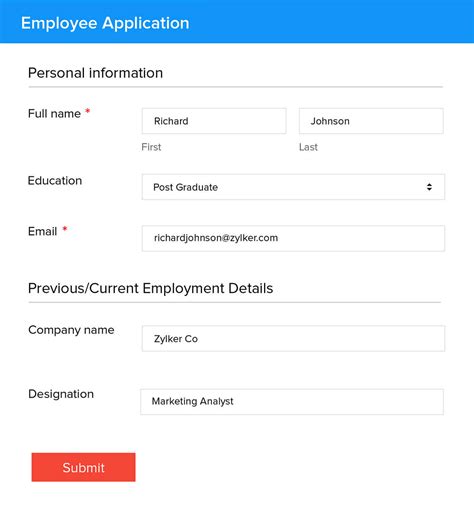 Push form entries to Zoho Sheet | Integrate Zoho Forms with Zoho Sheet - Zoho Forms