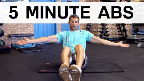 5 Minute Abs Workout - YouTube