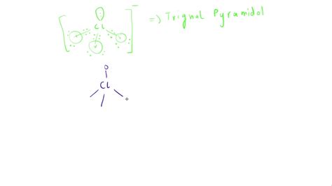 SOLVED: Draw the Lewis structures of ClO3- and ClO4- (Cl is the central ...