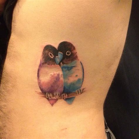 Love Birds done by Lu at Dreamworx Ink in Vaughan Ontario Canada ...