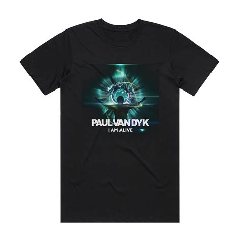 Paul van Dyk I Am Alive Album Cover T-Shirt Black – ALBUM COVER T-SHIRTS