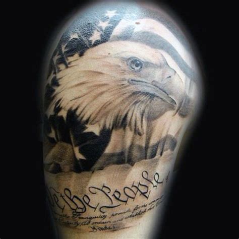 61 Epic We The People Tattoo Designs for Men [2024 Guide] | Half sleeve ...