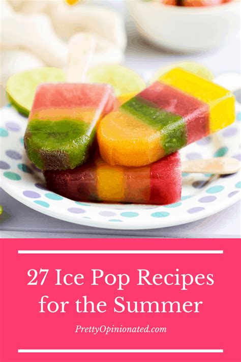 27 Homemade Frozen Pops & Tasty Cool Treats | Pretty Opinionated