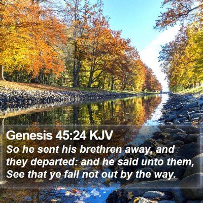 Genesis 45 Scripture Images - Genesis Chapter 45 KJV Bible Verse Pictures